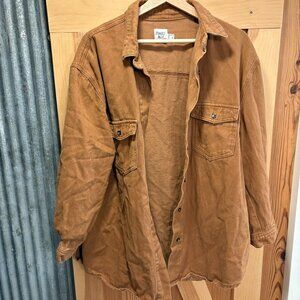 Princess Polly Brown Utility Jacket – US 4 (AU/UK 8)